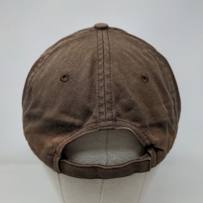 Irby Great Outdoor Adventure Strapback Hat Brown One Size Distressed 6 Panel