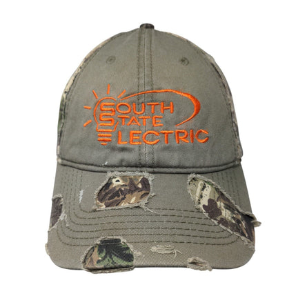South State Electric Strapback Hat Camouflage OSFM Embroidered Otto