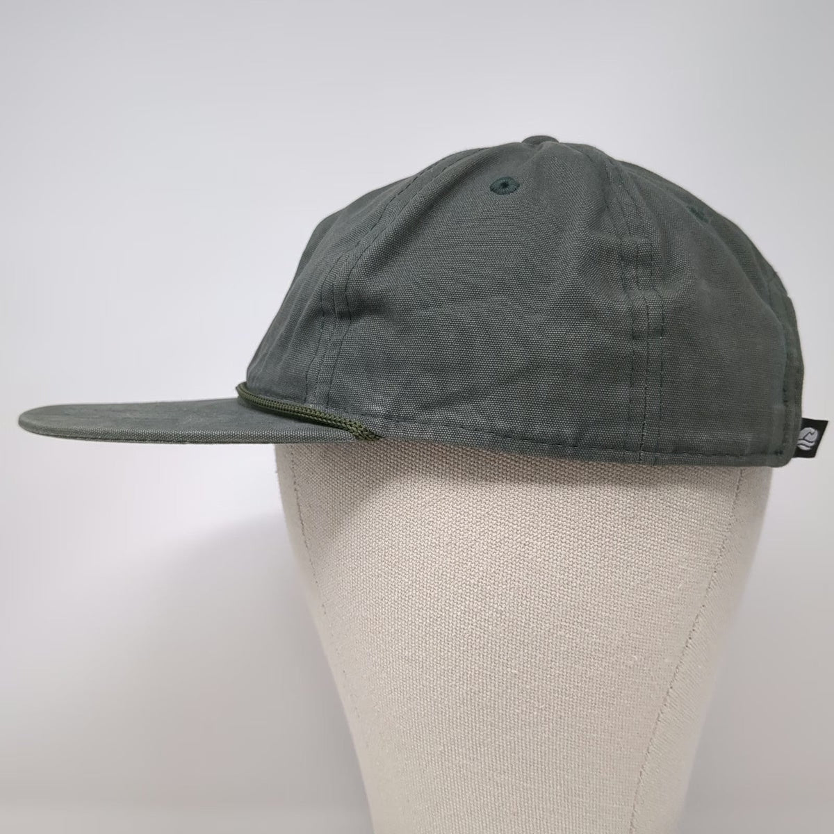 Ouray 5 Panel Green One Size Leather Patch Rope Picabo Idaho Cotton Trout Hat