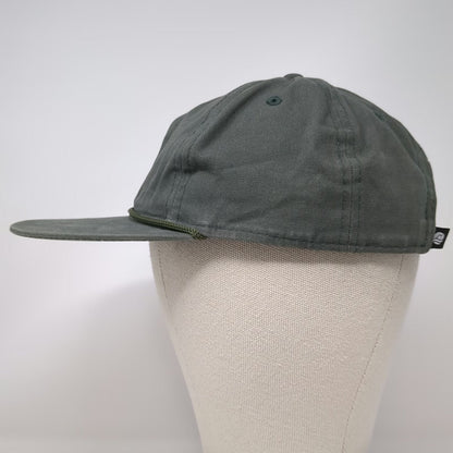 Ouray 5 Panel Green One Size Leather Patch Rope Picabo Idaho Cotton Trout Hat