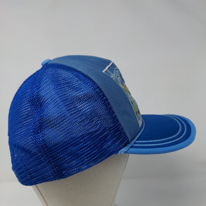 Idaho Upland Game Permit Snapback Trucker Hat Blue OSFA Mesh Back Rope