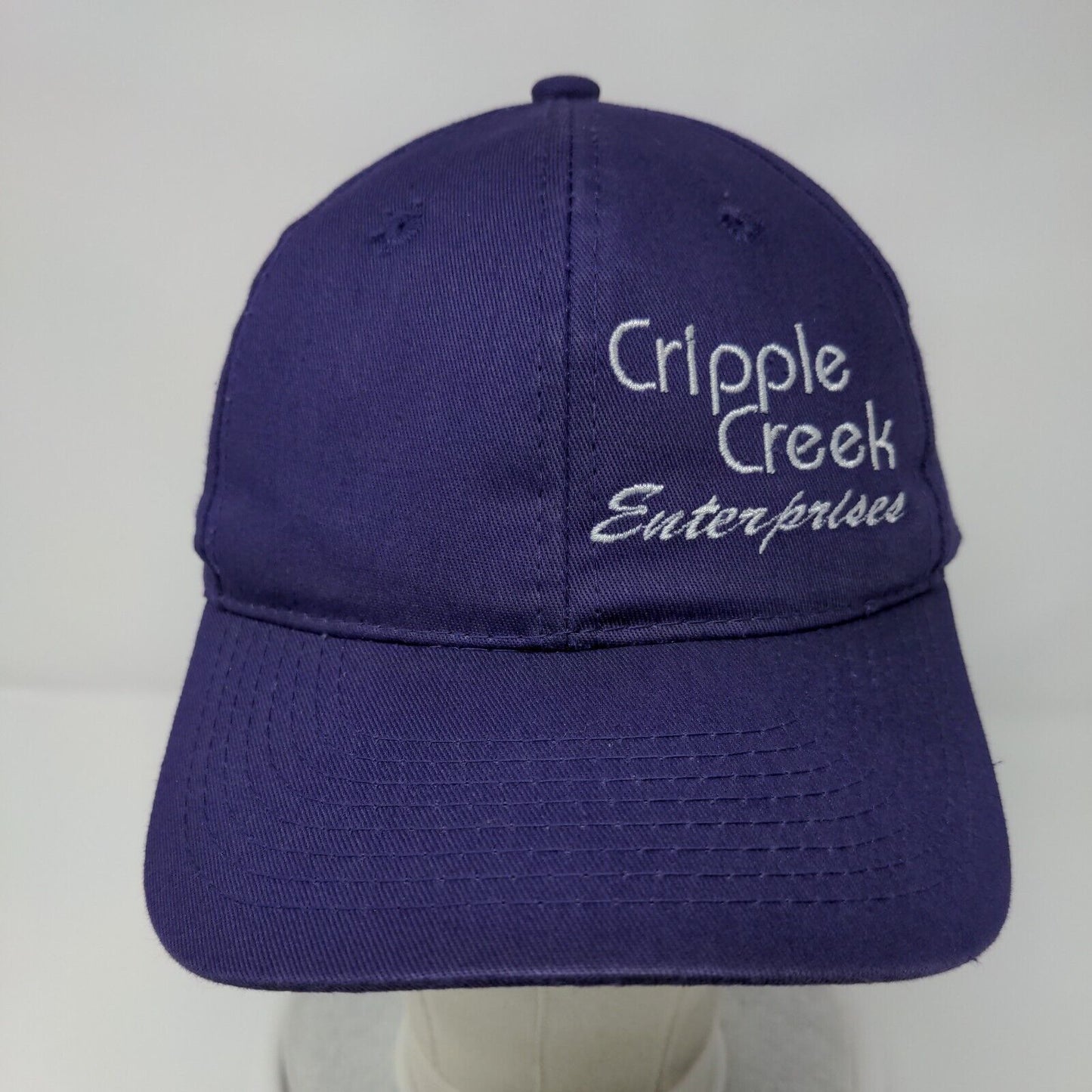 Cripple Creek Enterprises Strapback Hat Purple OSFM Outdoor Cap