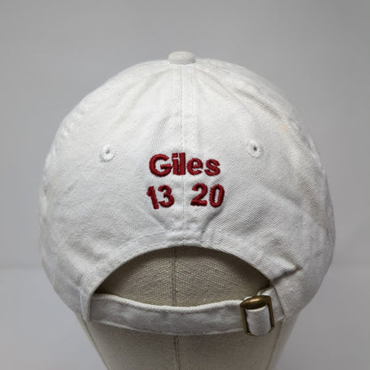 Micds 2019 Lacrosse State Champs Slideback Hat White OS Adjustable Embroidered