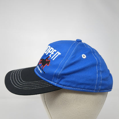 Just Rope It Strapback Hat Blue Youth One Size Adjustable Cowboy Hardware