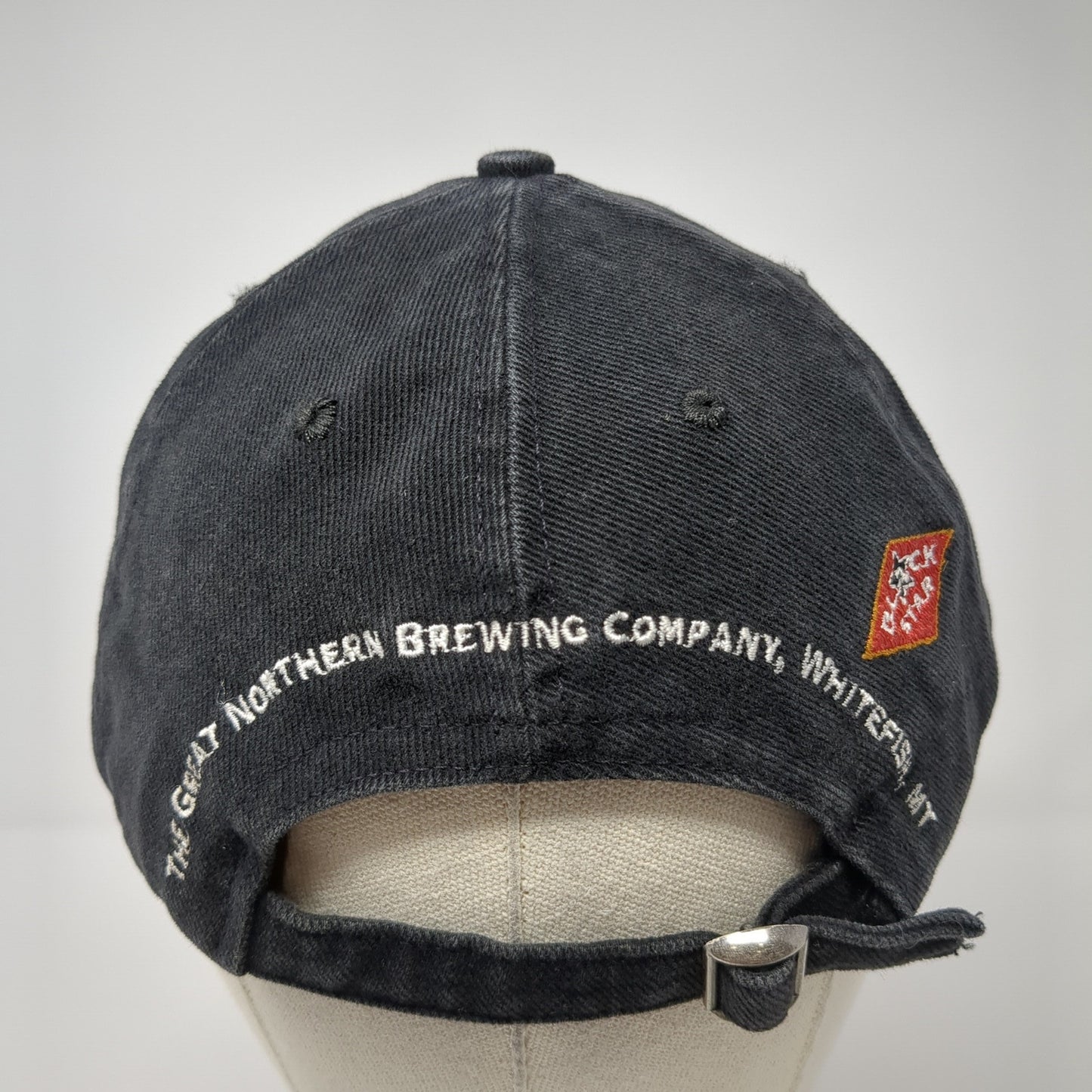 Great Northern Brewing Company Slideback Hat Black Embroidered Logo Made USA