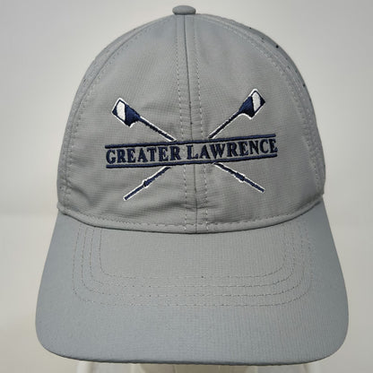Pacific Headwear Baseball Cap Gray One Size Perforated Greater Lawrence Row Hat
