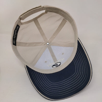 Circle S Inc. New Hebron MS Strapback Trucker Hat Blue Adult Mesh Back