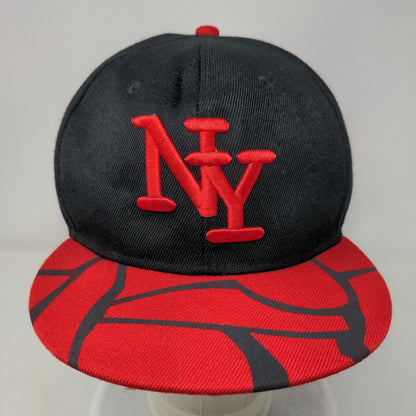 NY New York Snapback Hat Multicolor One Size Adjustable Embroidered 6 Panel