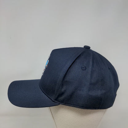 SVTCC Library Slideback Hat Blue One Size Embroidered Solid 5 Panel