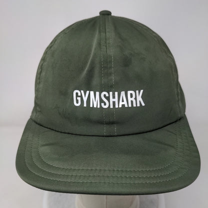 Gymshark Slideback Hat Green One Size Adjustable 6 Panel Polyester Blend