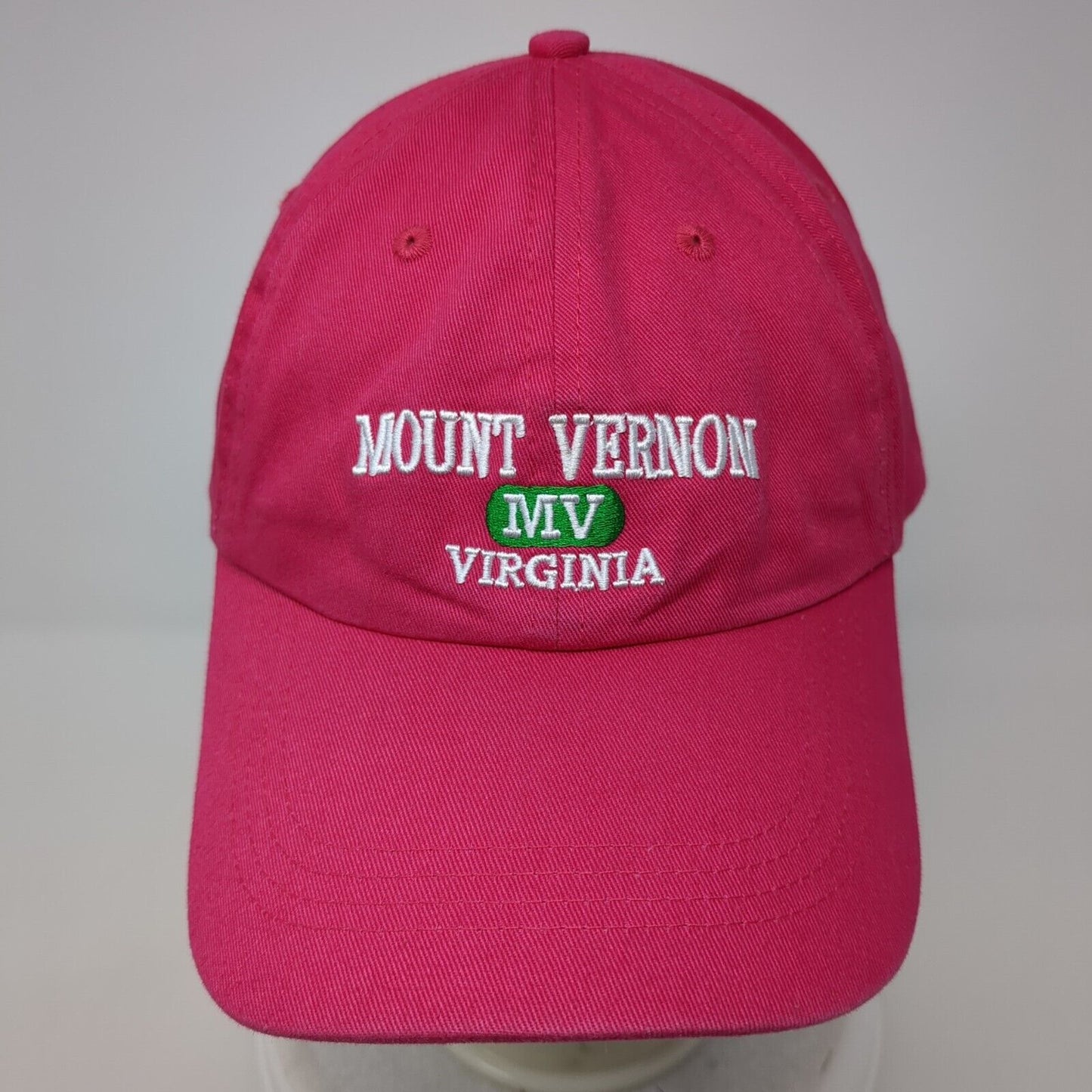 Mount Vernon Virginia Slideback Hat Pink One Size Prairie Mountain