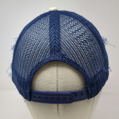 Brewery Branding Co Monhegan Brewing Co Trucker Hat Blue One Size Mesh Snapback