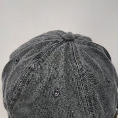 AS Slideback Hat Gray One Size Adjustable Solid 6 Panel Port Authority