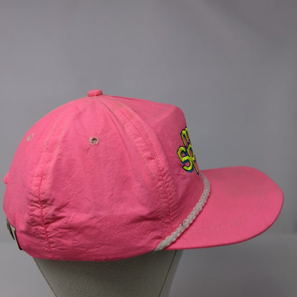 MU Sports Slideback Hat Pink One Size Adjustable Embroidered Rope Imperial