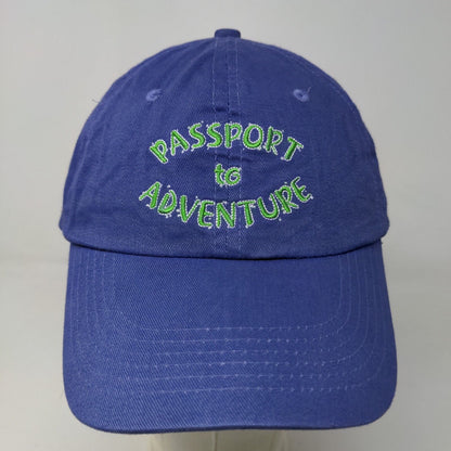 AT&T Broadband Men's Slideback Hat Purple Passport to Adventure 2002 Vintage