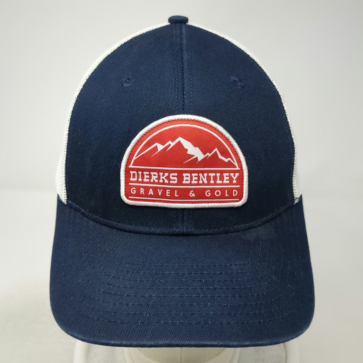 Dierks Bentley Gravel Gold Blue One Size Trucker Hat Mesh Snapback Country