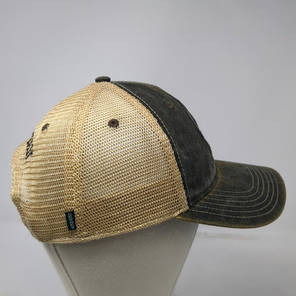 Legacy Trucker Hat Black Beige One Size Mesh Green Underbrim Guardian Snapback