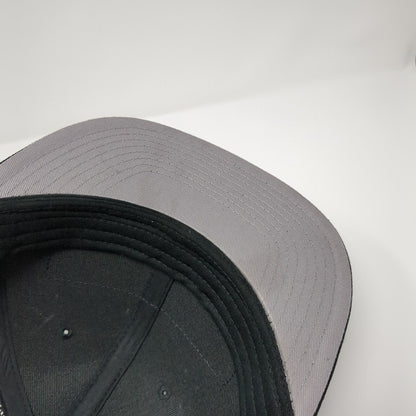 Advanced Heating & Cooling Snapback Trucker Hat Black One Size Flat Bill