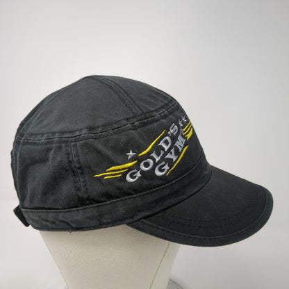 Alternative Army Cap Black One Size Gold's Gym Workout Fitness Hat Strapback