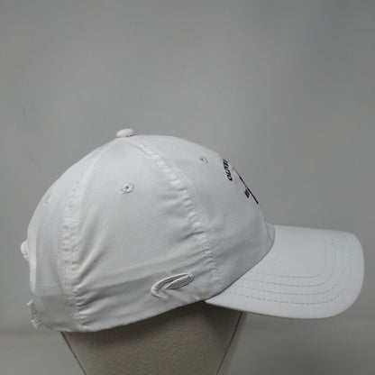 Olive Branch CC 2021 6 Man Strapback Hat White OS Adjustable Pukka Polyester