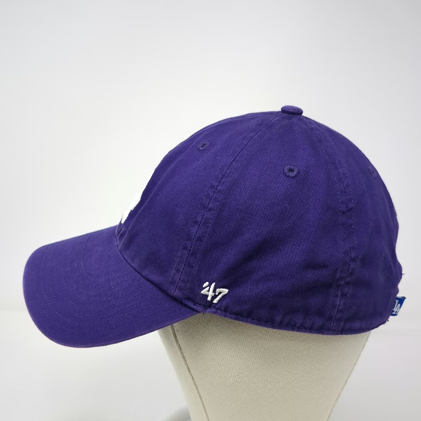 '47 Los Angeles Dodgers MLB Baseball Cap Purple One Size Embroidered Logo Hat