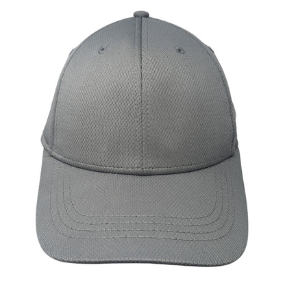 Athletic Works Fitted Hat Gray XL Solid Stretch Vent Holes Outdoor Blank