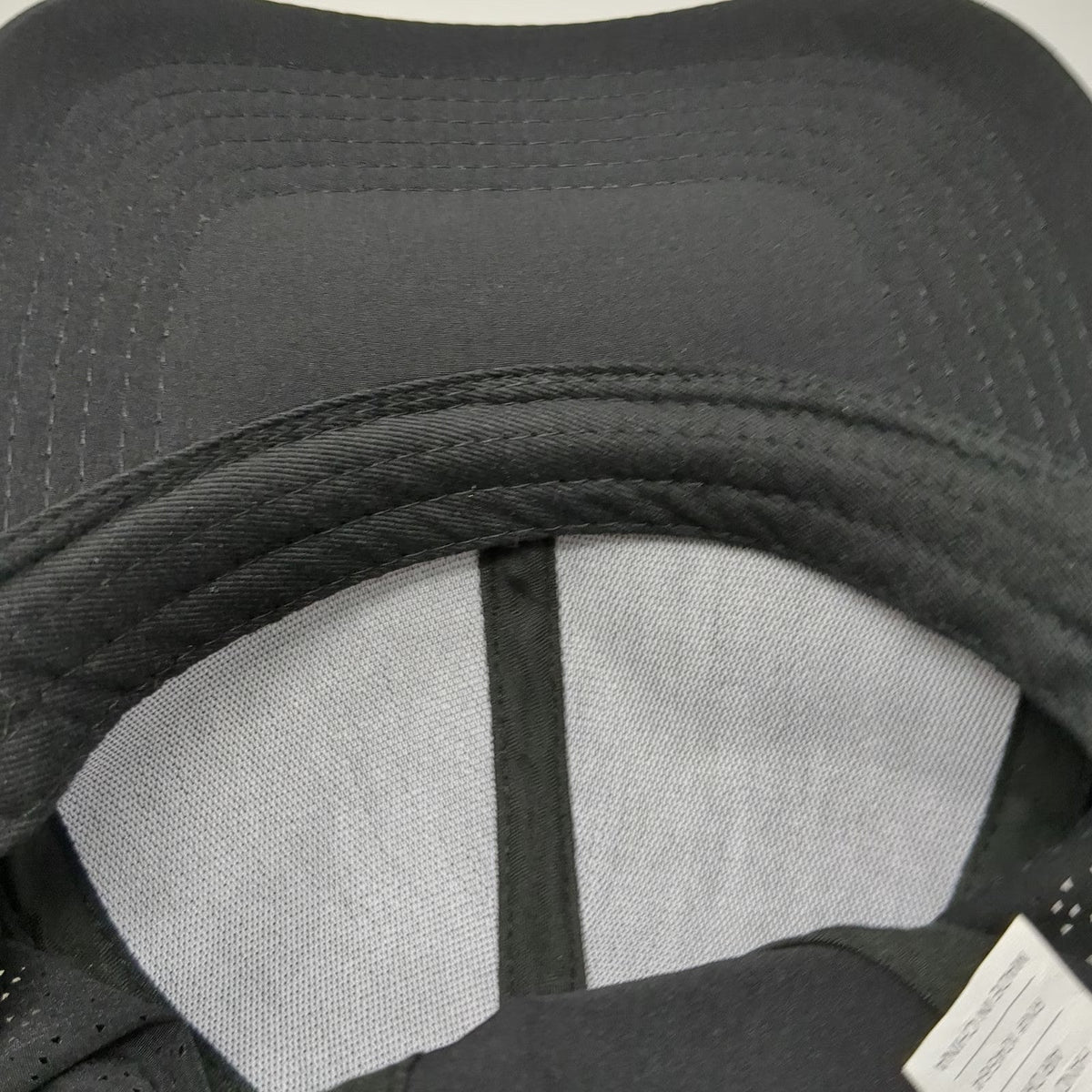 Gaiam Baseball Cap Black OSFM Perforated Breathable Yoga Fitness Strapback hat