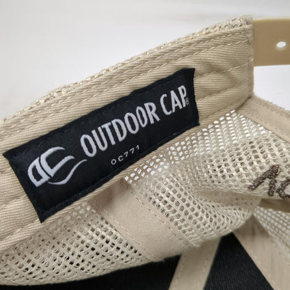 Outdoor Cap Trucker Hat Brown Beige One Size Mule Deer Foundation Volunteer