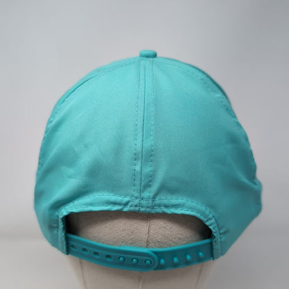 1st Valley Bank Seeley Lake MT Adult Snapback Hat Greenish-Blue OSFA Rope