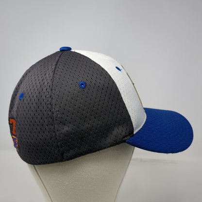 Zephyr NCAA College World Series 2018 Omaha Gray Cap L Hat Multi Logo Mesh Fit