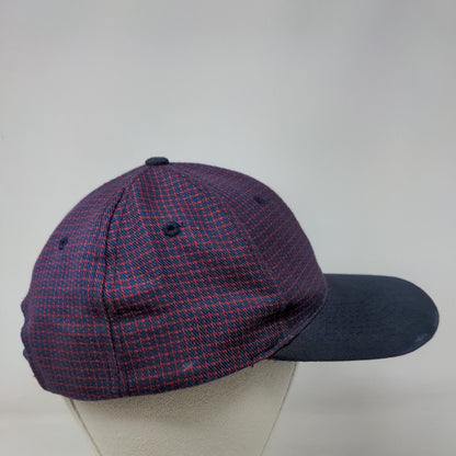 Toppers Strapback Hat Multicolor OSFA Adjustable Plaid Vent Holes
