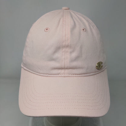 Champion C Logo Slideback Hat Pink One Size Embroidered Adjustable