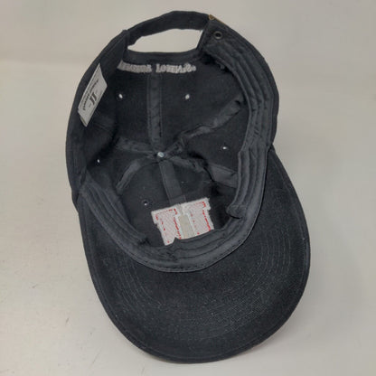 Jimmy John's Men's Slideback Hat Black Size OSFA Embroidered Logo Cotton