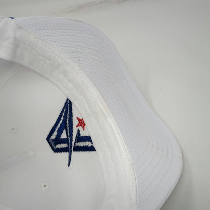Cap America 5 Panel White One Size Hat Demo Day 10th Anniversary Rope Snapback