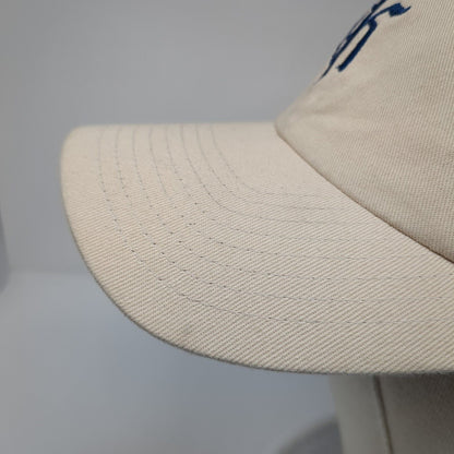 Monogram Fitted Hat Tan S-M Embroidered Flexfit Yupoong Vent Holes