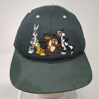 Acme Clothing Co Snapback Green Hat Looney Tunes Bugs Taz Sylvester USA Vintage