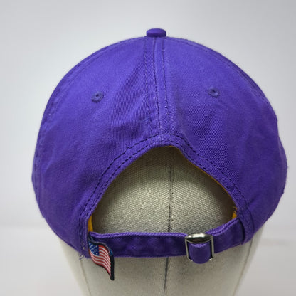 Cobra College of Idaho Yotes Purple One Size Hat Slideback Yellow Underbrim Logo
