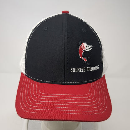 Sockeye Brewing Trucker Hat Multicolor One Size Adjustable Mesh Back Richardson