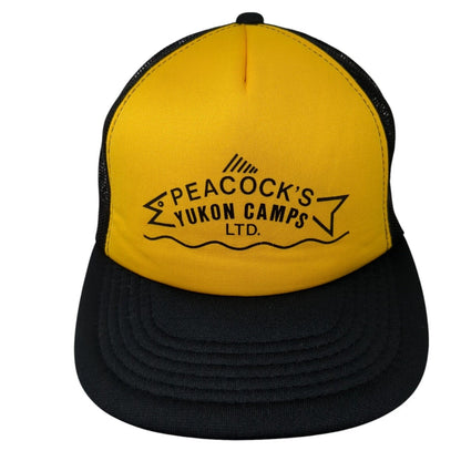 Peacock's Yukon Camps Snapback Trucker Hat Multi One Size Mesh Back
