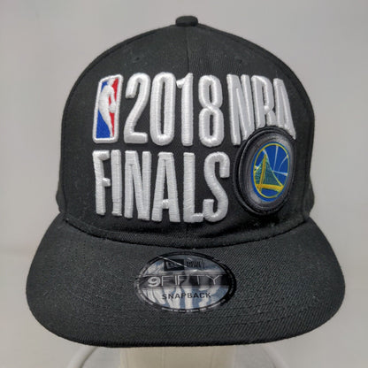 New Era Men's Snapback Hat Black OSFA 2018 NBA Finals Golden State Warriors