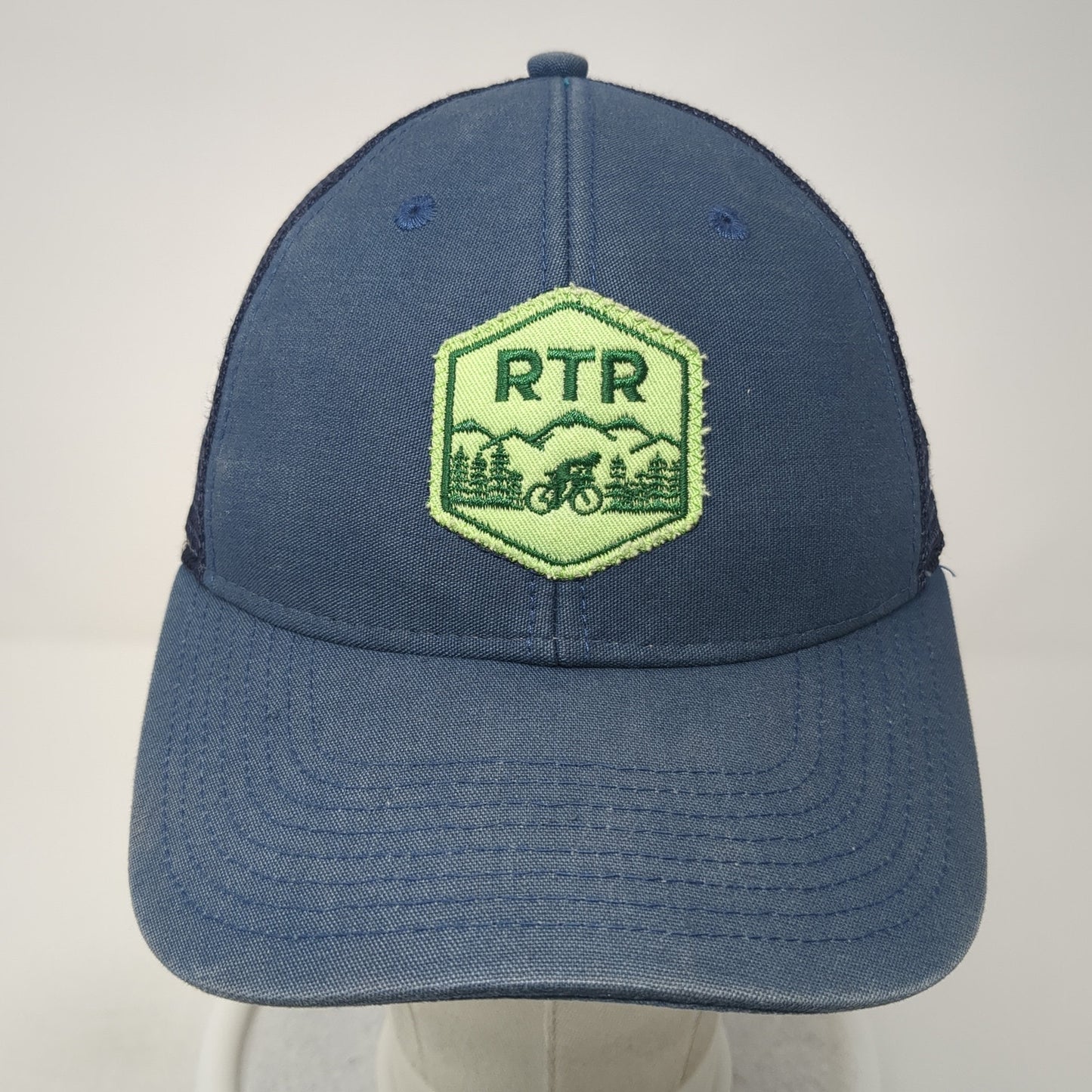 RTR Staff Trucker Hat Blue One Size Adjustable Embroidered Mesh Back Ouray