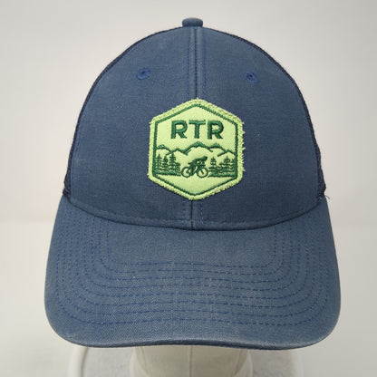 RTR Staff Trucker Hat Blue One Size Adjustable Embroidered Mesh Back Ouray