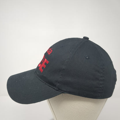 Duda ACE Strapback Hat Black One Size Adjustable Embroidered 6 Panel