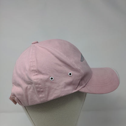 Chrysler Strapback Hat Pink OSFA Adjustable Embroidered Vent Holes