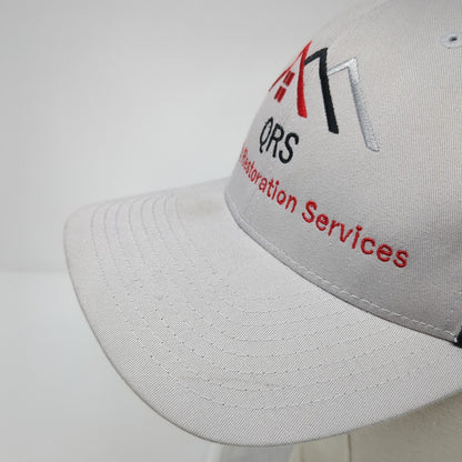 QRS Quality Restoration Services Fitted Trucker Hat Gray S/M Port Authority