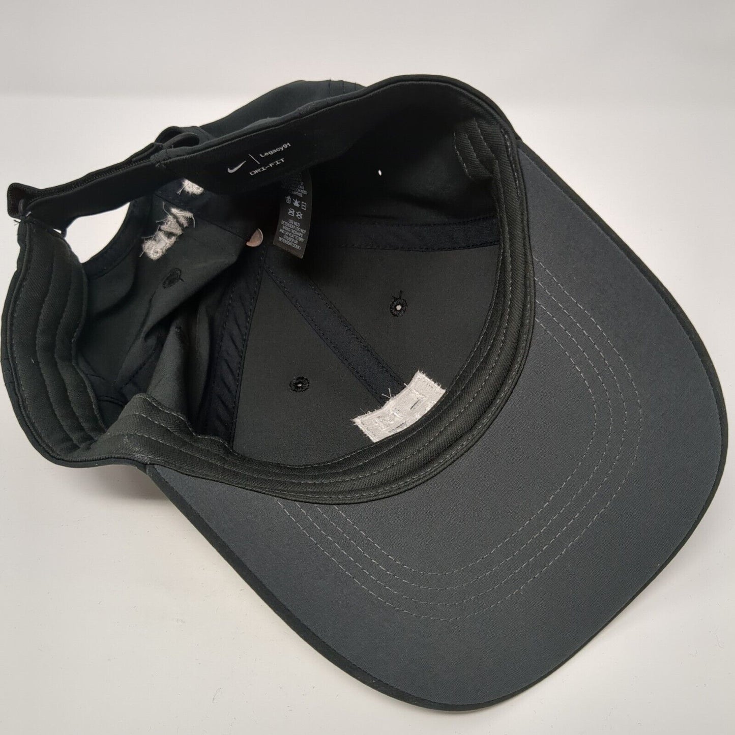 LMNT Stay Salty Strapback Hat Black One Size Nike Legacy91 Dri-Fit