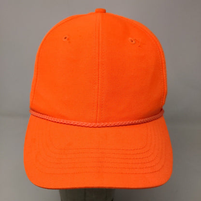 Signature Men's Hunter Orange Trucker Hat Size OSFA Blank Bright Color