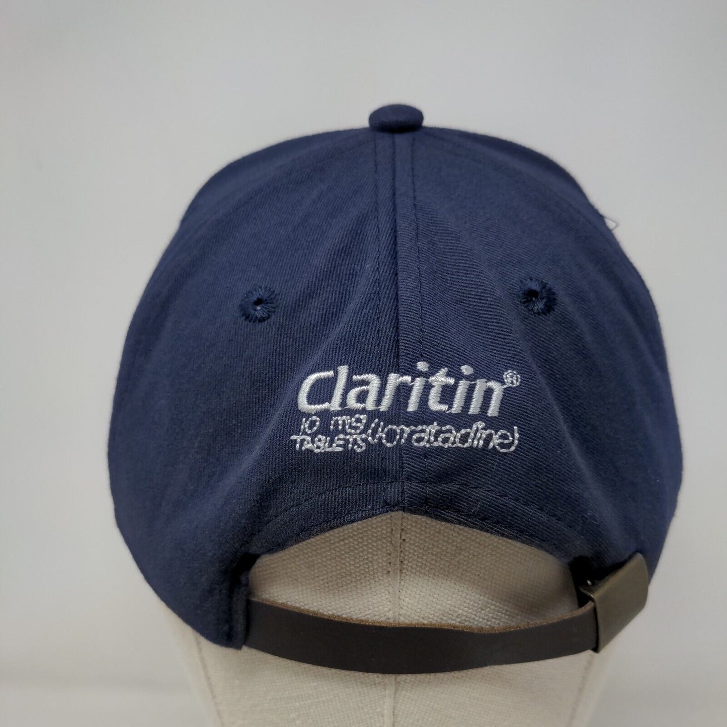Claritin Slideback Hat One Size Blue Vented Holes Pro Specialist Group Inc