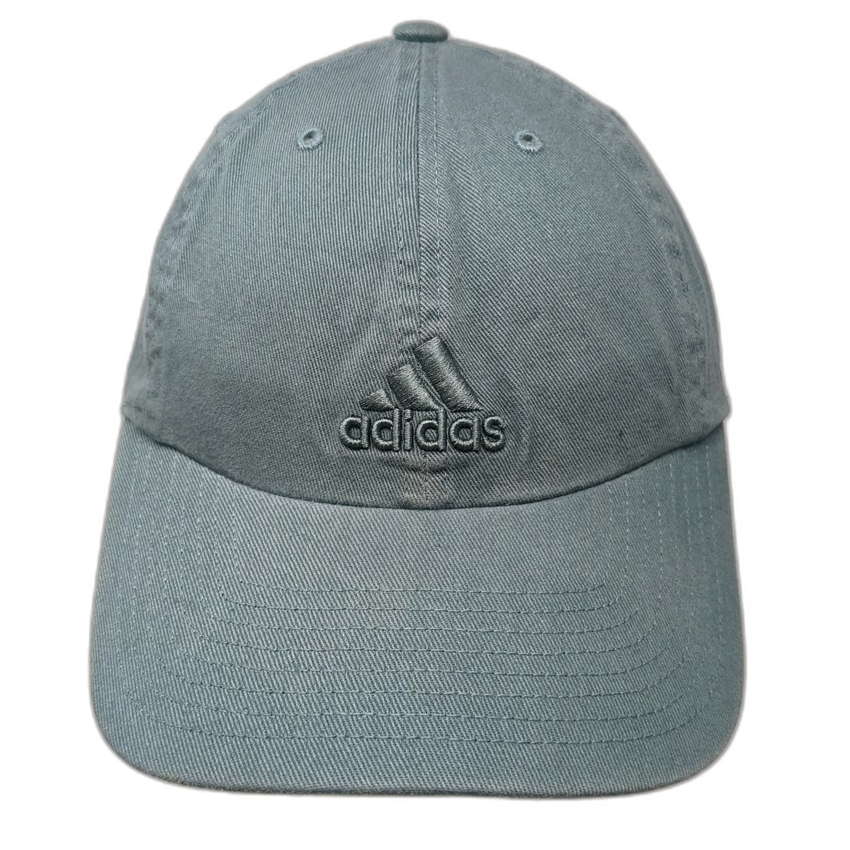 Adidas Baseball Cap Blue OSFM Slideback 100% Cotton Embroidered Logo Strap hat