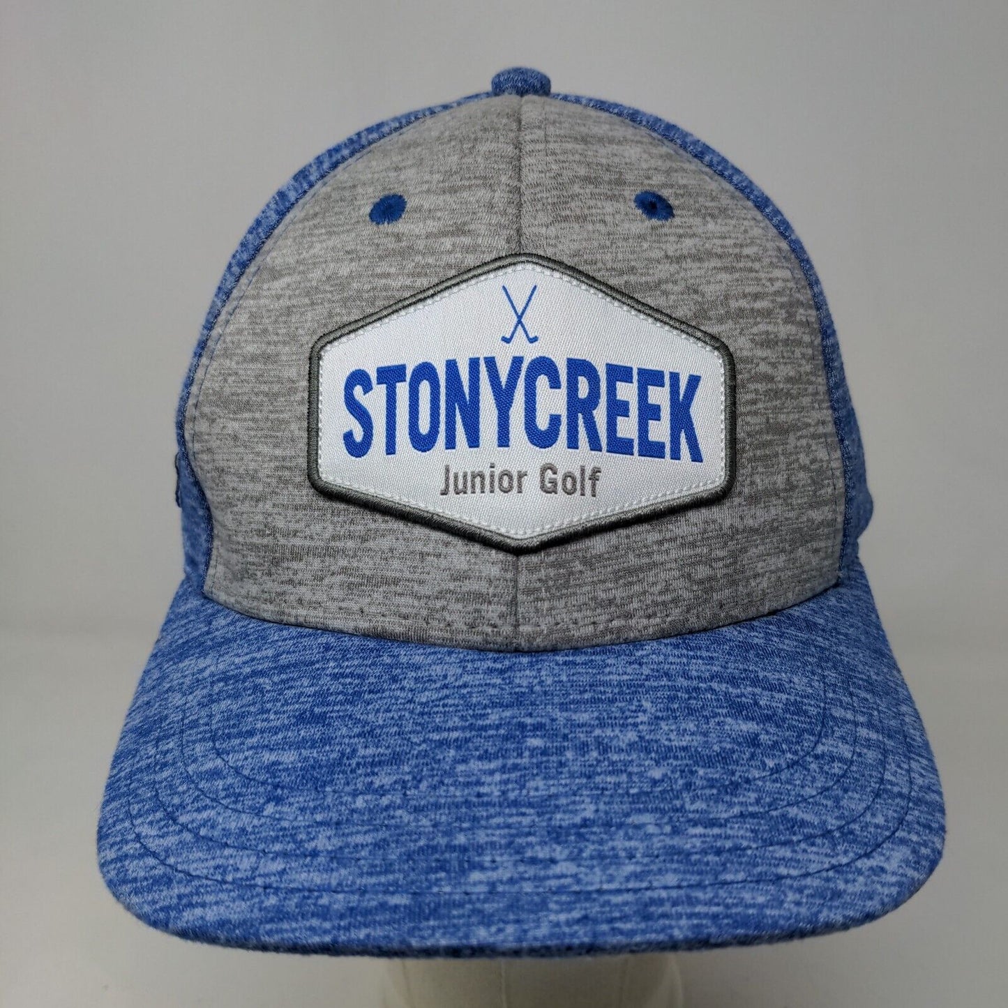 Pukka Men's Strapback Hat Blue Gray Size OS Embroidered Stony Creek Junior Golf